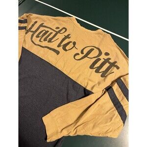 PITT University Of Pittsburgh Panthers Hail NCAA Long Sleeve Shirt MEDIUM